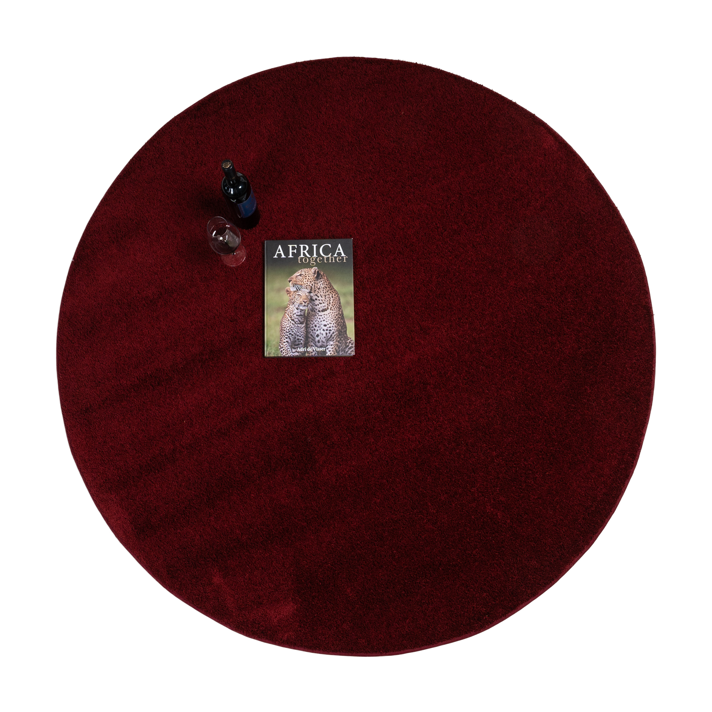 Rond Vloerkleed Luxoo Spirit Robijn