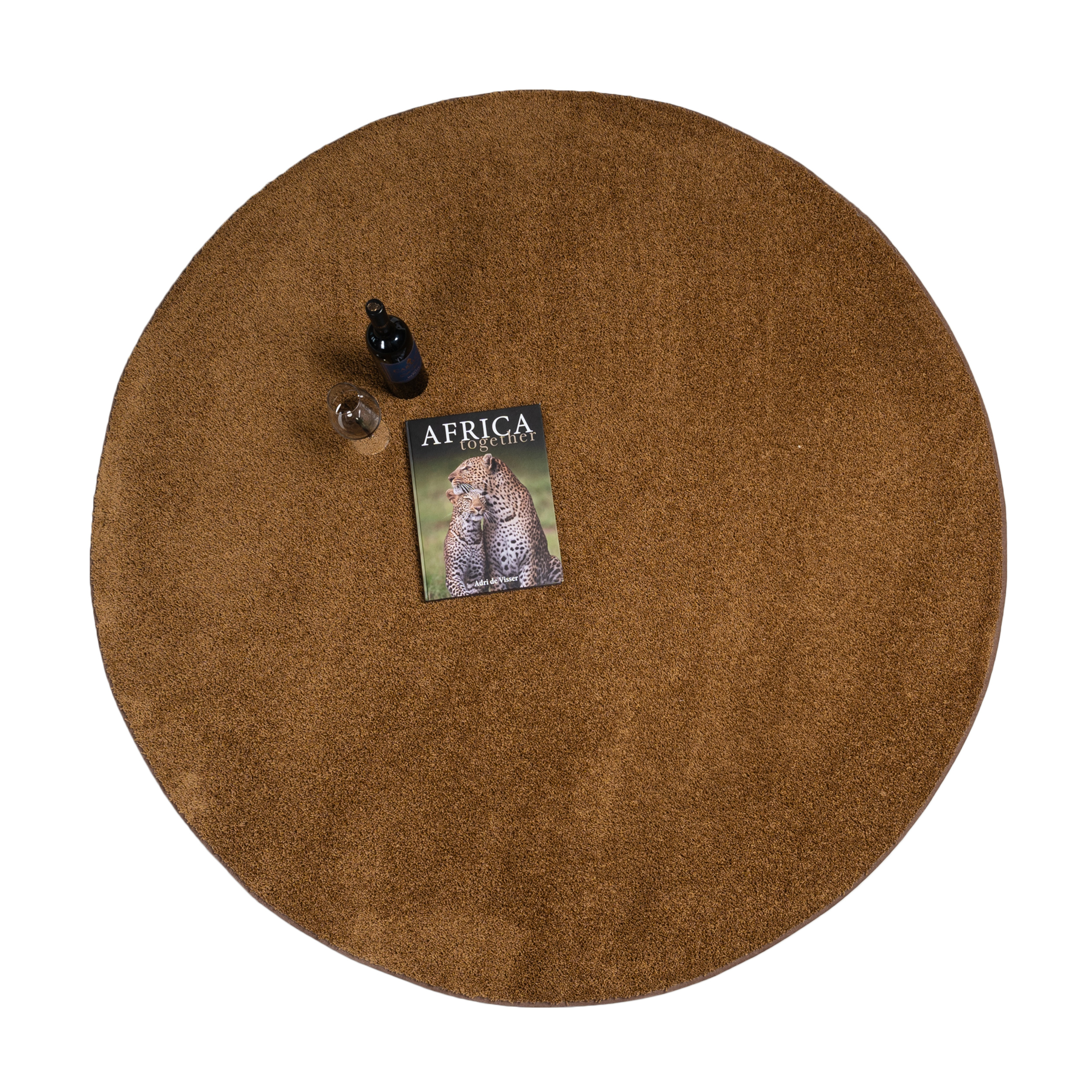 Rond Vloerkleed Luxoo Spirit Mustard