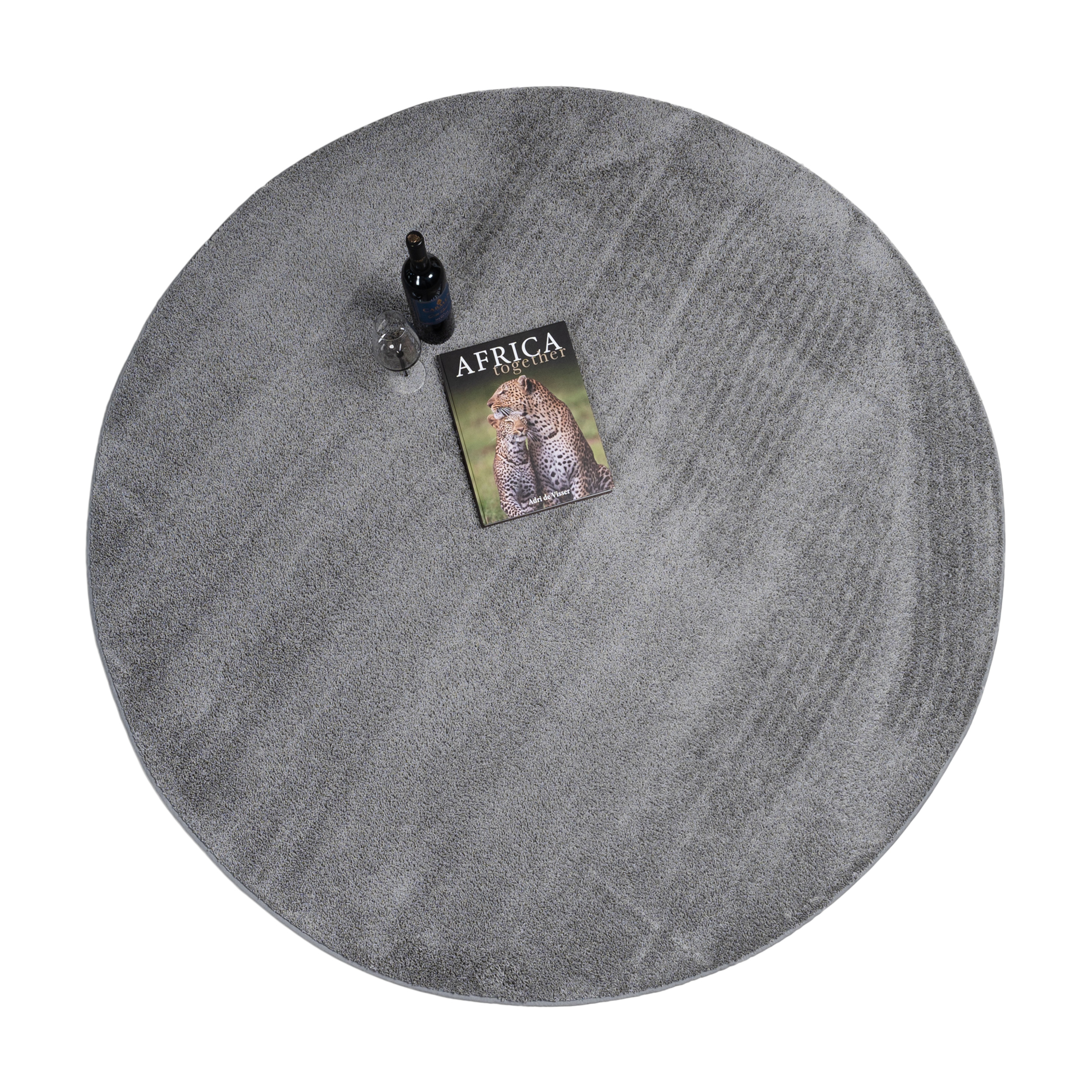 Rond Vloerkleed Luxoo Spirit Mid Grey